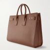 Sac De Jour Large Full-Grain Leather Tote Bag - BK Sac De Jour Large Full-Grain Leather Tote Bag - BK