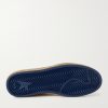 Ball Star Distressed Leather Sneakers - E2