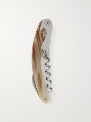 Stainless Steel and Horn Corkscrew