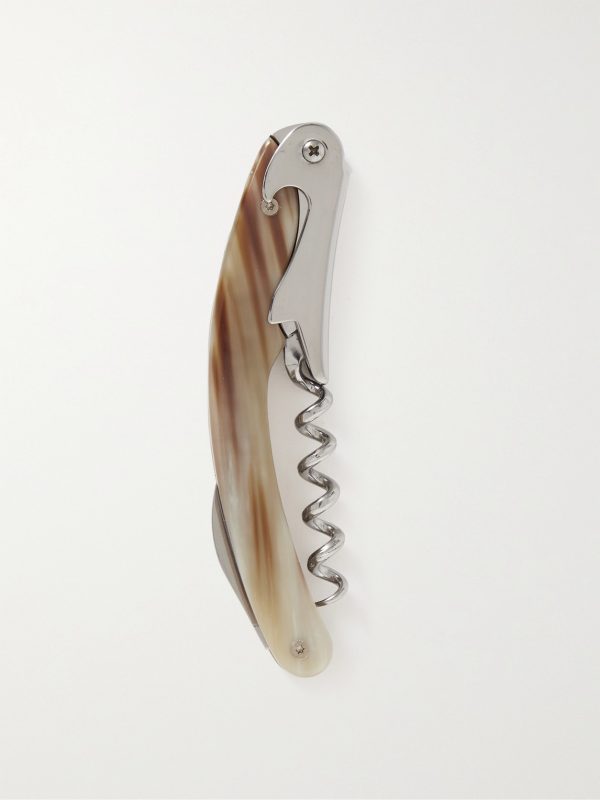 Stainless Steel and Horn Corkscrew Stainless Steel and Horn Corkscrew
