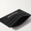 Logo-Print Croc-Effect Leather Cardholder - E1 Logo-Print Croc-Effect Leather Cardholder - E1
