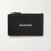 Cash Logo-Print Full-Grain Leather Zipped Cardholder