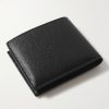 Logo-Print Full-Grain Leather Billfold Wallet - BK Logo-Print Full-Grain Leather Billfold Wallet - BK