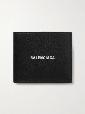Logo-Print Full-Grain Leather Billfold Wallet