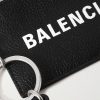 Logo-Print Full-Grain Leather Cardholder with Lanyard - CU Logo-Print Full-Grain Leather Cardholder with Lanyard - CU