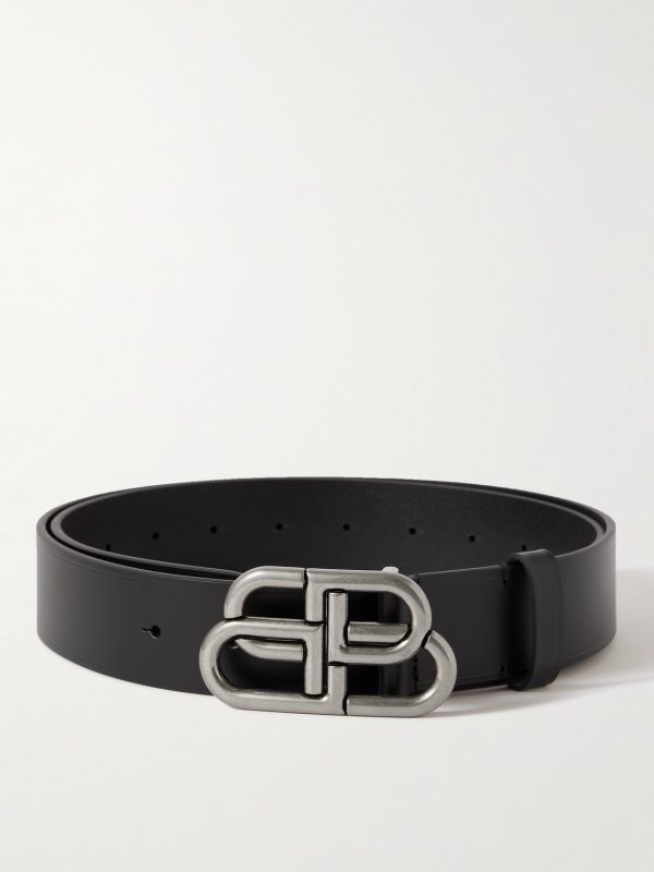 3.5cm Logo-Embellished Leather Belt 3.5cm Logo-Embellished Leather Belt