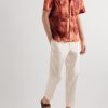 Convertible-Collar Spray-Dyed Organic Cotton Shirt - OU Convertible-Collar Spray-Dyed Organic Cotton Shirt - OU