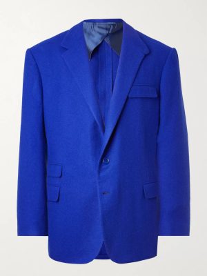 Cashmere-Twill Blazer
