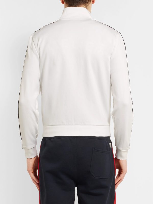 Grosgrain-Trimmed Jersey Jacket - BK