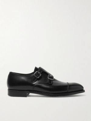 Thomas Cap-Toe Leather Monk-Strap Shoes Thomas Cap-Toe Leather Monk-Strap Shoes