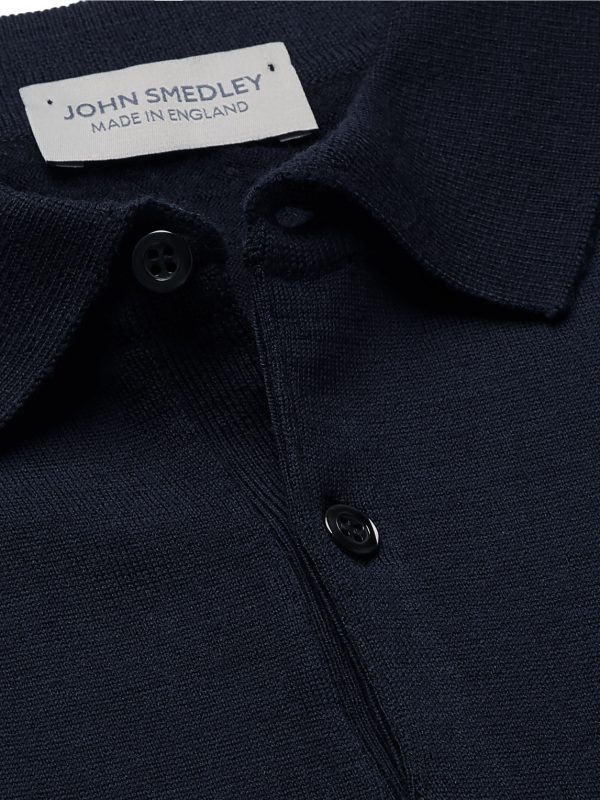 Payton Slim-Fit Wool Polo Shirt - CU