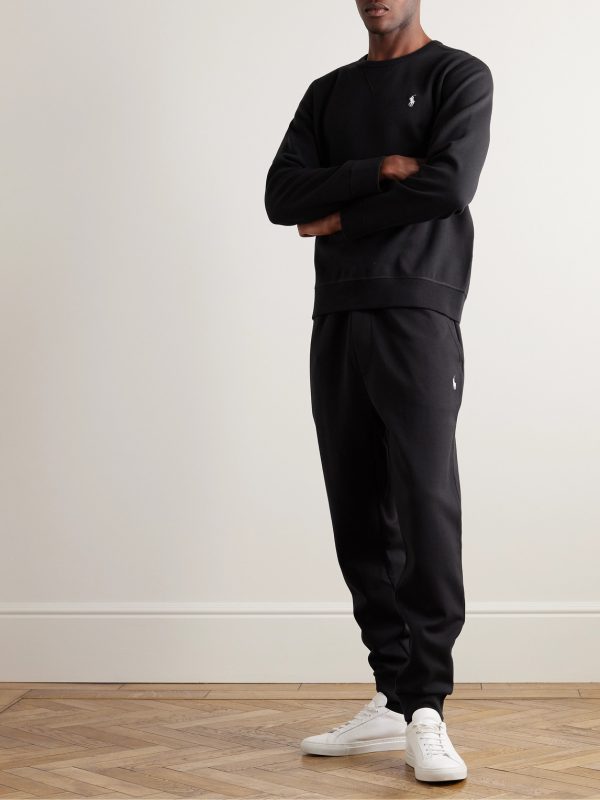 Slim-Fit Tapered Jersey Sweatpants - OU