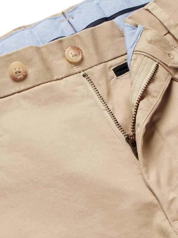 Slim-Fit Stretch-Cotton Twill Chinos - E1