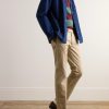 Slim-Fit Stretch-Cotton Twill Chinos - OU