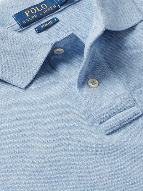 Slim-Fit Cotton-Piqué Polo Shirt - CU Slim-Fit Cotton-Piqué Polo Shirt - CU
