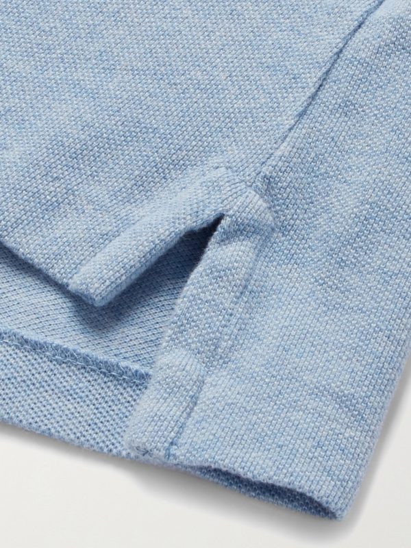 Slim-Fit Cotton-Piqué Polo Shirt - E1 Slim-Fit Cotton-Piqué Polo Shirt - E1