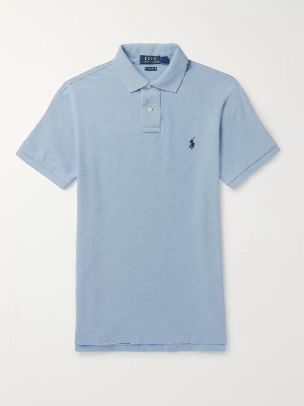 Slim-Fit Cotton-Piqué Polo Shirt Slim-Fit Cotton-Piqué Polo Shirt
