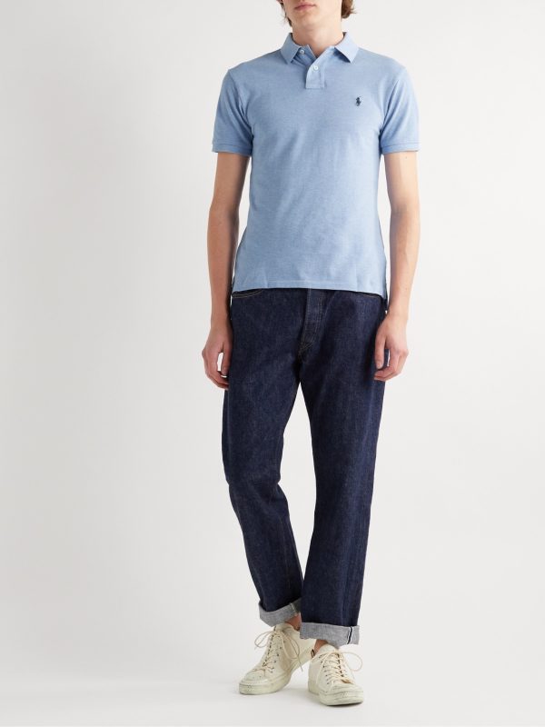 Slim-Fit Cotton-Piqué Polo Shirt - OU Slim-Fit Cotton-Piqué Polo Shirt - OU