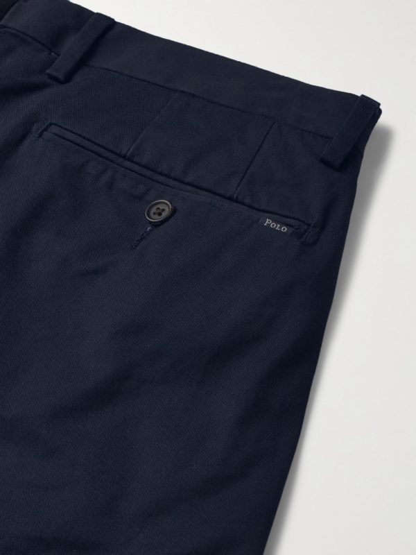 Slim-Fit Stretch-Cotton Twill Chinos - CU