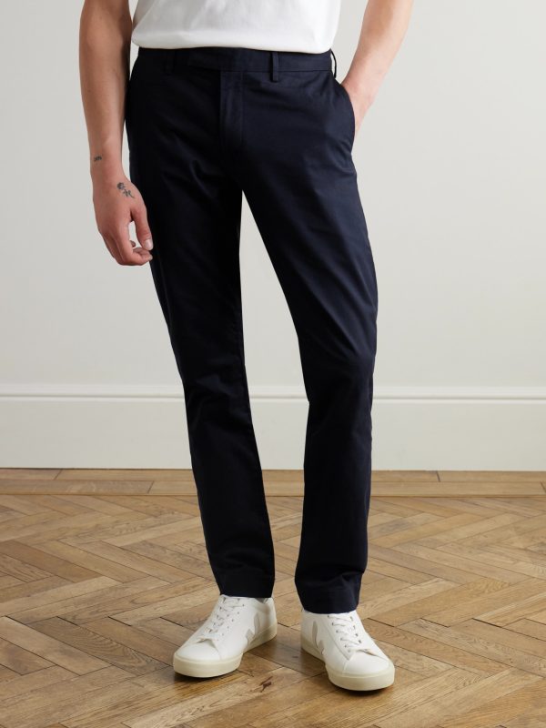 Slim-Fit Stretch-Cotton Twill Chinos - FR