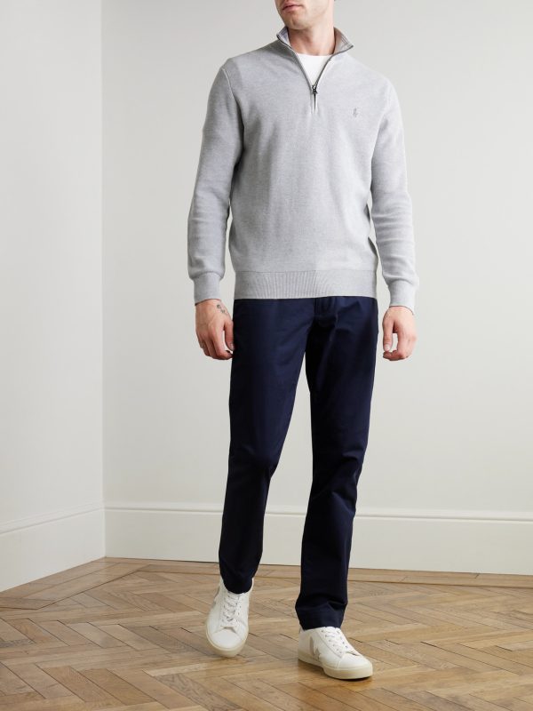 Slim-Fit Stretch-Cotton Twill Chinos - OU
