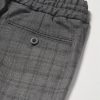 Tapered Checked Virgin Wool-Blend Drawstring Trousers - CU Tapered Checked Virgin Wool-Blend Drawstring Trousers - CU