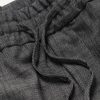 Tapered Checked Virgin Wool-Blend Drawstring Trousers - E1 Tapered Checked Virgin Wool-Blend Drawstring Trousers - E1