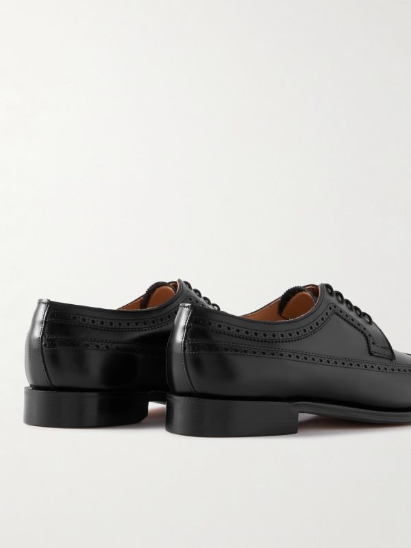 Canterbury Leather Wingtip Brogues - BK Canterbury Leather Wingtip Brogues - BK