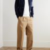 Slim-Fit Grosgrain-Trimmed Cotton-Jersey T-Shirt - OU Slim-Fit Grosgrain-Trimmed Cotton-Jersey T-Shirt - OU
