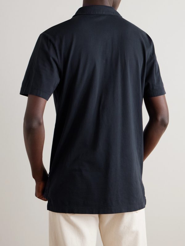 Supima Cotton-Jersey Polo Shirt - BK Supima Cotton-Jersey Polo Shirt - BK