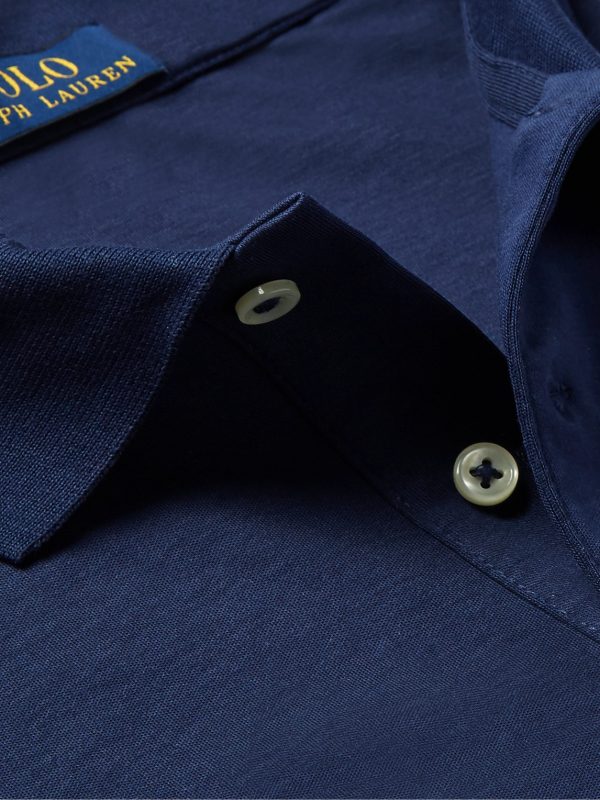 Slim-Fit Pima Cotton-Jersey Polo Shirt - CU Slim-Fit Pima Cotton-Jersey Polo Shirt - CU