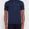 Slim-Fit Pima Cotton-Jersey Polo Shirt - FR Slim-Fit Pima Cotton-Jersey Polo Shirt - FR