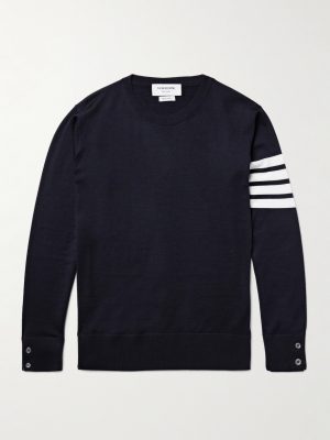Striped Merino Wool Sweater Striped Merino Wool Sweater