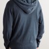 Loopback Supima Cotton-Jersey Zip-Up Hoodie - BK Loopback Supima Cotton-Jersey Zip-Up Hoodie - BK