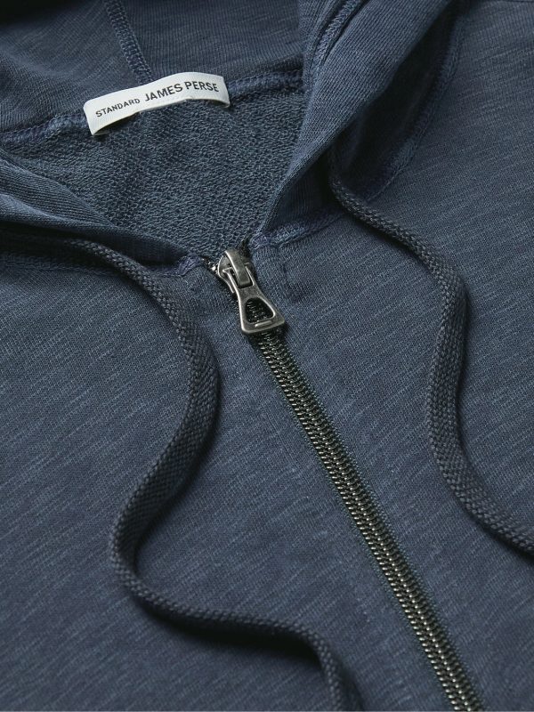 Loopback Supima Cotton-Jersey Zip-Up Hoodie - CU Loopback Supima Cotton-Jersey Zip-Up Hoodie - CU