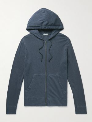 Loopback Supima Cotton-Jersey Zip-Up Hoodie Loopback Supima Cotton-Jersey Zip-Up Hoodie