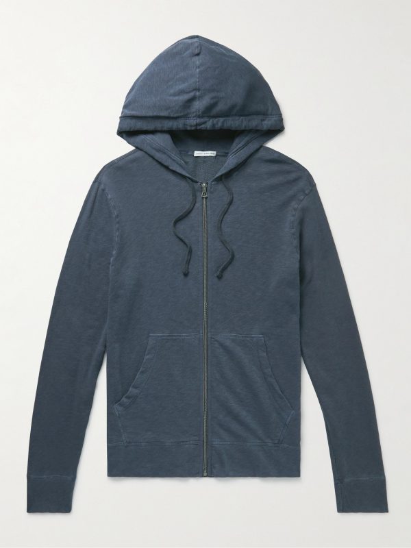 Loopback Supima Cotton-Jersey Zip-Up Hoodie Loopback Supima Cotton-Jersey Zip-Up Hoodie