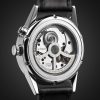 Zurich Weltzeit Automatic 40mm Stainless Steel and Cordovan Leather Watch, Ref. No. 805 - BK Zurich Weltzeit Automatic 40mm Stainless Steel and Cordovan Leather Watch, Ref. No. 805 - BK