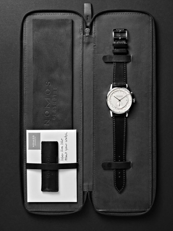 Zurich Weltzeit Automatic 40mm Stainless Steel and Cordovan Leather Watch, Ref. No. 805 - E3 Zurich Weltzeit Automatic 40mm Stainless Steel and Cordovan Leather Watch, Ref. No. 805 - E3