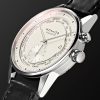 Zurich Weltzeit Automatic 40mm Stainless Steel and Cordovan Leather Watch, Ref. No. 805 - FR Zurich Weltzeit Automatic 40mm Stainless Steel and Cordovan Leather Watch, Ref. No. 805 - FR