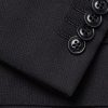 Navy 10-Pocket Stretch Wool and Silk-Blend Blazer - CU