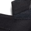 Navy 10-Pocket Stretch Wool and Silk-Blend Blazer - E3