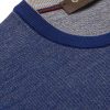 Contrast-Tipped Mélange Wool and Cashmere-Blend Piqué Sweater - CU Contrast-Tipped Mélange Wool and Cashmere-Blend Piqué Sweater - CU