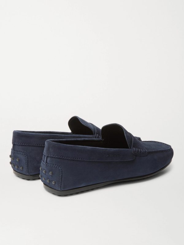 Gommino Suede Driving Shoes - BK