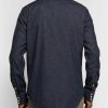 Slim-Fit Denim Western Shirt - BK Slim-Fit Denim Western Shirt - BK