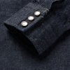 Slim-Fit Denim Western Shirt - E1 Slim-Fit Denim Western Shirt - E1