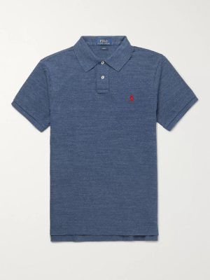 Slim-Fit Mélange Cotton-Piqué Polo Shirt Slim-Fit Mélange Cotton-Piqué Polo Shirt