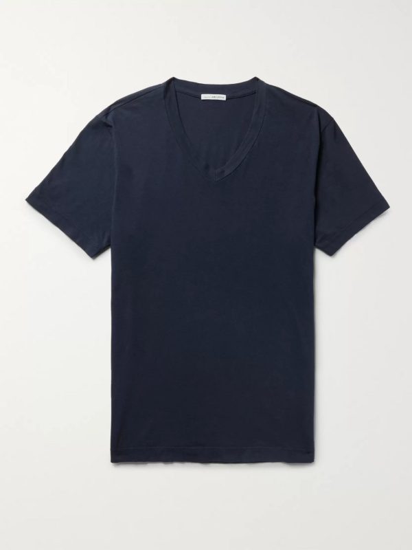 Slim-Fit Combed Cotton-Jersey T-Shirt Slim-Fit Combed Cotton-Jersey T-Shirt