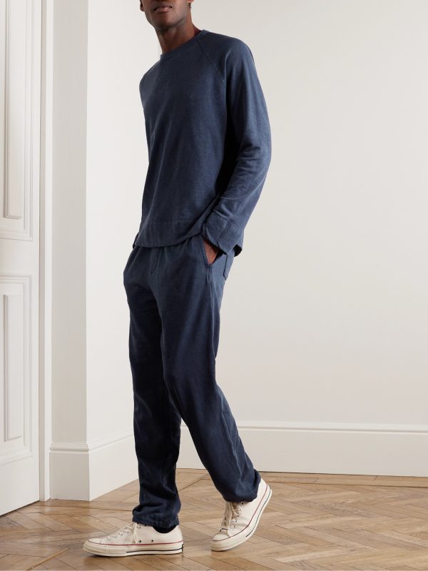 Loopback Supima Cotton-Jersey Sweatshirt - OU Loopback Supima Cotton-Jersey Sweatshirt - OU