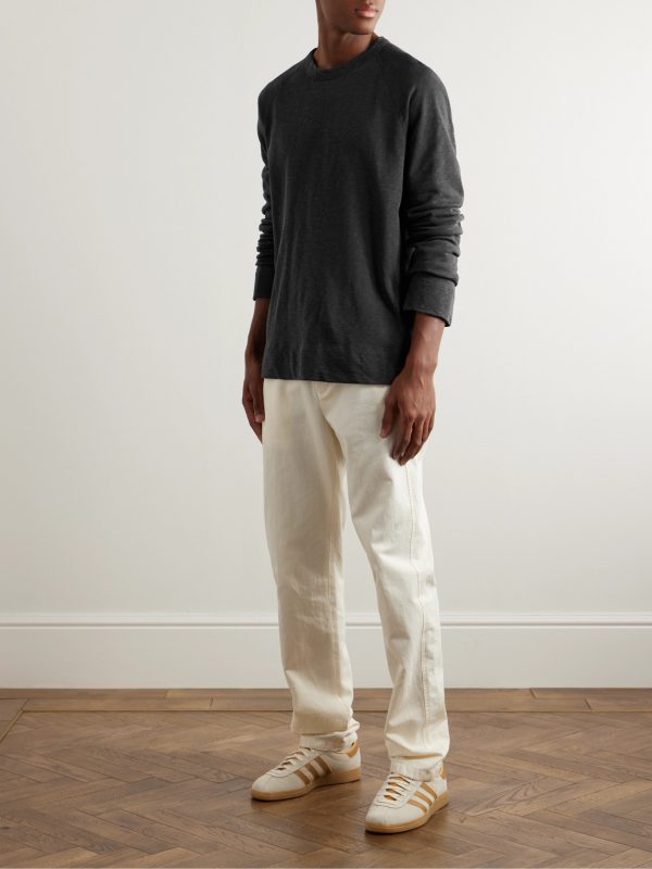 Loopback Supima Cotton-Jersey Sweatshirt - OU Loopback Supima Cotton-Jersey Sweatshirt - OU